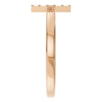 RI-7995 Rose Gold Ring UNSET - Side View