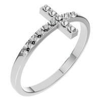 RI-7995 White Gold Ring UNSET - Main View