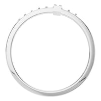RI-7995 White Gold Ring UNSET - Top View