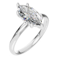 RI-8030 White Gold Ring SET - Main View