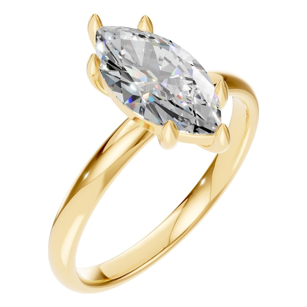 RI-8030 Yellow Gold Ring SET - Main View