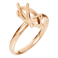 RI-8030 Rose Gold Ring UNSET - Main View