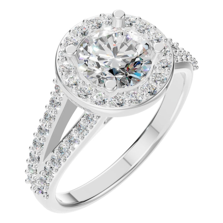 Accented Halo Ring Mounting - Round 3.3mm
