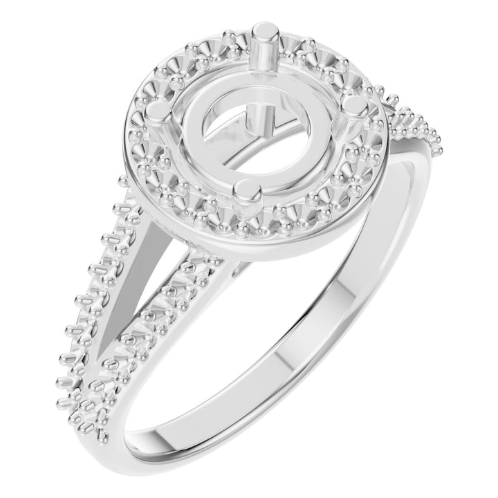 Accented Halo Ring Mounting - Round 3.3mm