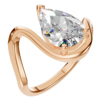 RI-8091 Rose Gold Ring SET - Main View