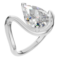 RI-8091 White Gold Ring SET - Main View