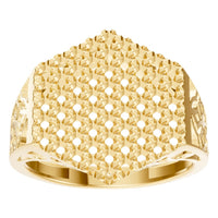 RI-8124 Yellow Gold Ring UNSET - Front View