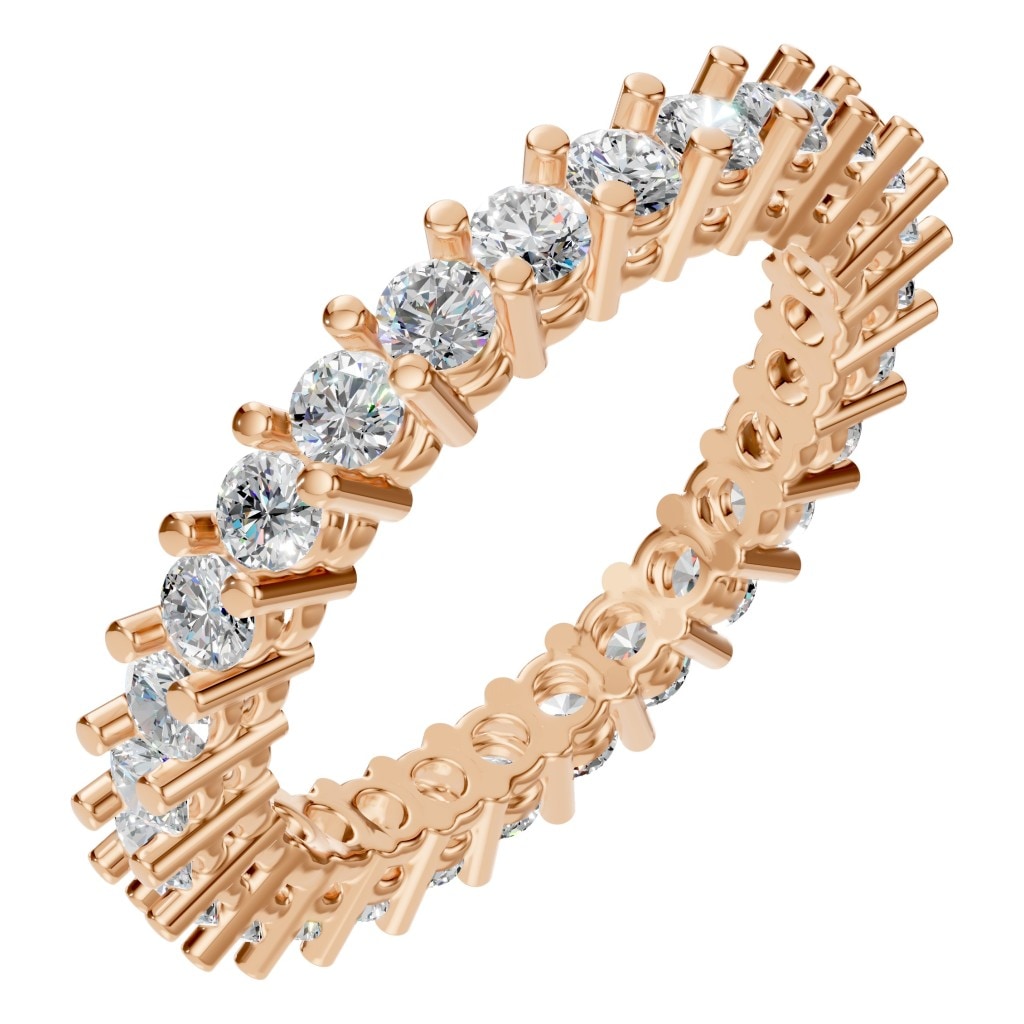 RI-8213 Rose Gold Ring SET - Main View
