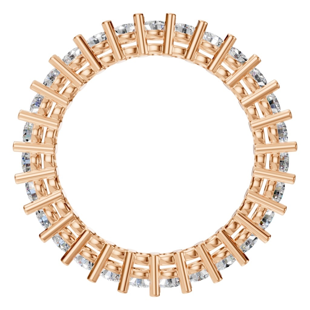 RI-8213 Rose Gold Ring SET - Top View