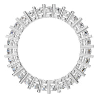 RI-8213 White Gold Ring SET - Top View