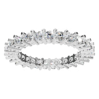RI-8213 White Gold Ring SET - Front View