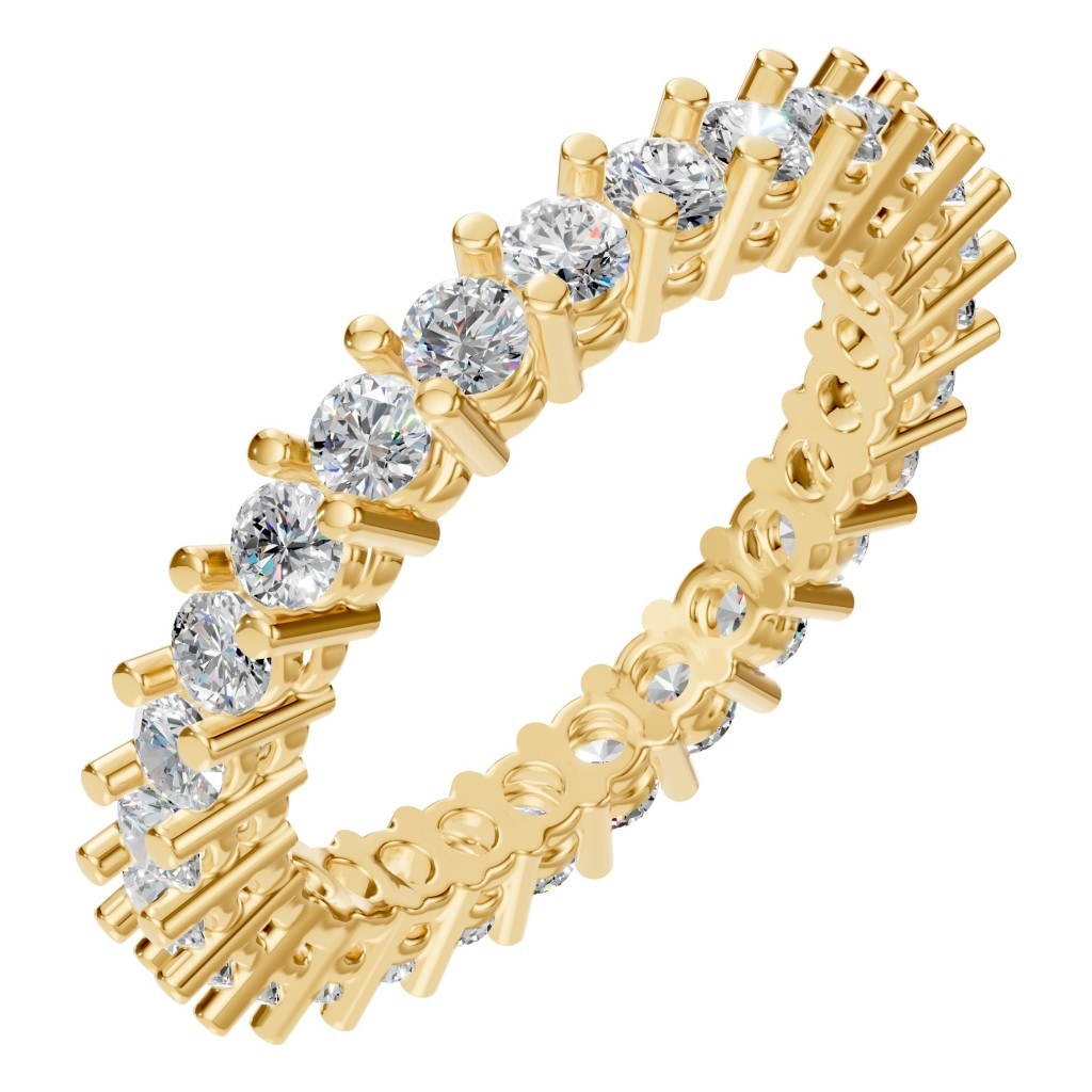 RI-8213 Yellow Gold Ring SET - Main View