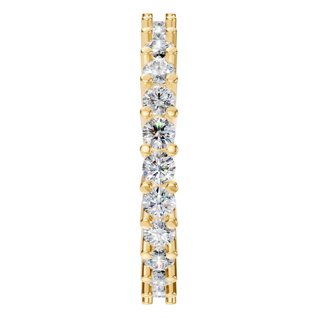 RI-8213 Yellow Gold Ring SET - Side View