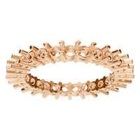 RI-8213 Rose Gold Ring UNSET - Front View