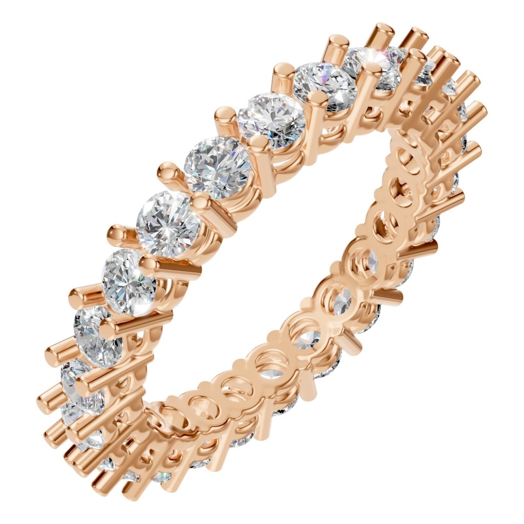 RI-8213 Rose Gold Ring SET - Main View
