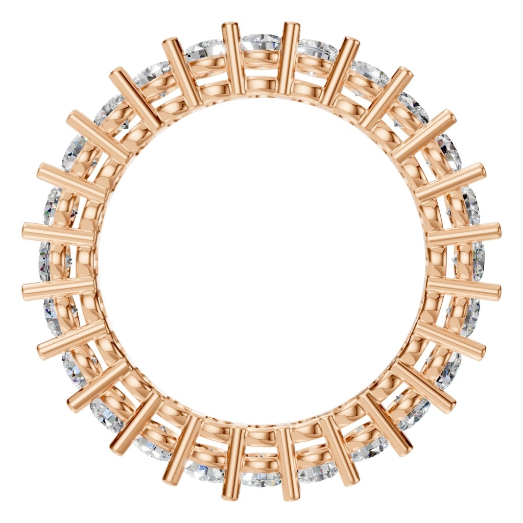 RI-8213 Rose Gold Ring SET - Top View