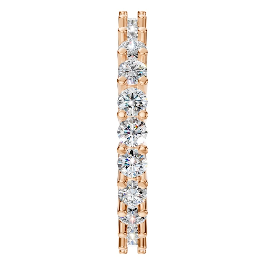 RI-8213 Rose Gold Ring SET - Side View