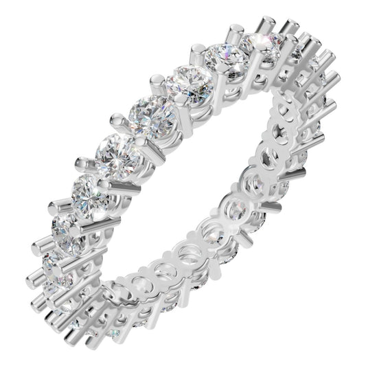 RI-8213 White Gold Ring SET - Main View