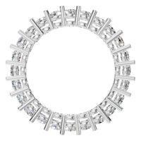 RI-8213 White Gold Ring SET - Top View