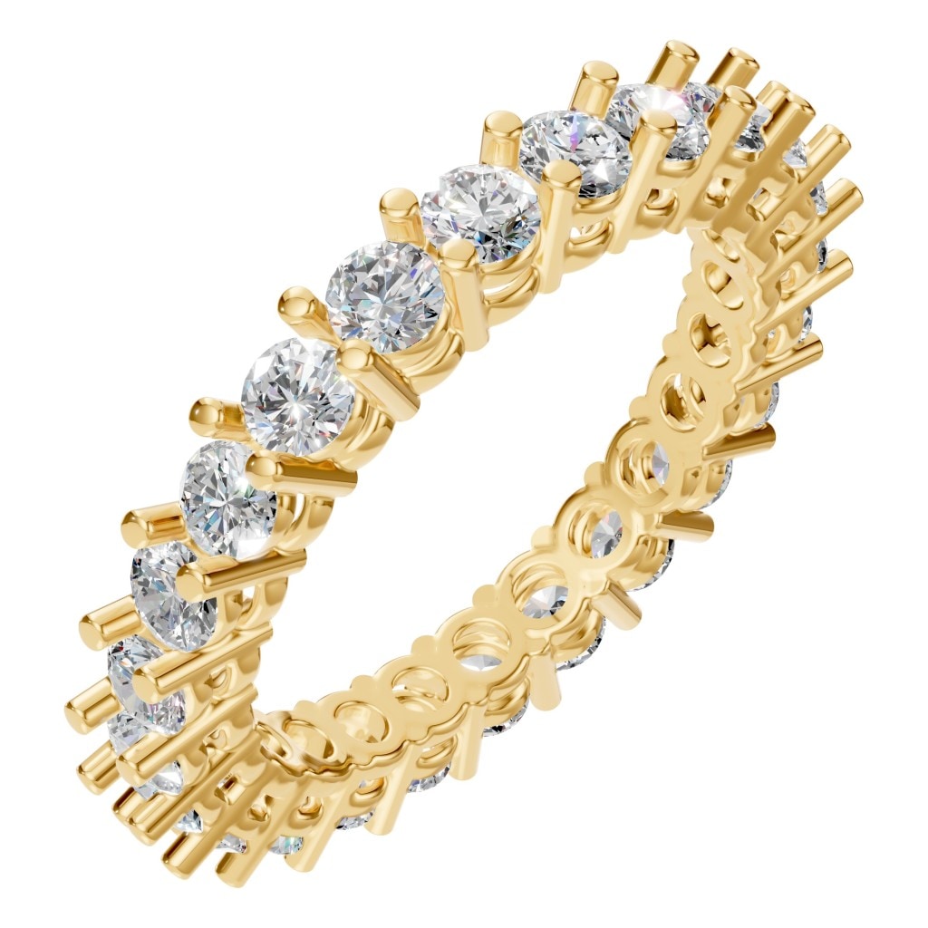 RI-8213 Yellow Gold Ring SET - Main View