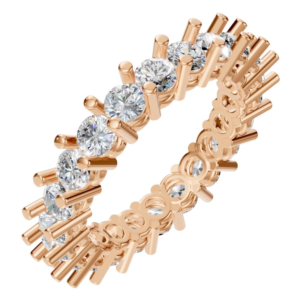 RI-8213 Rose Gold Ring SET - Main View