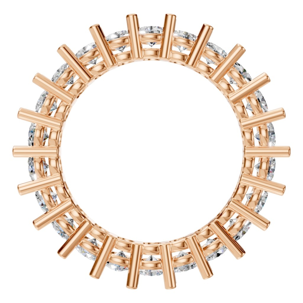 RI-8213 Rose Gold Ring SET - Top View