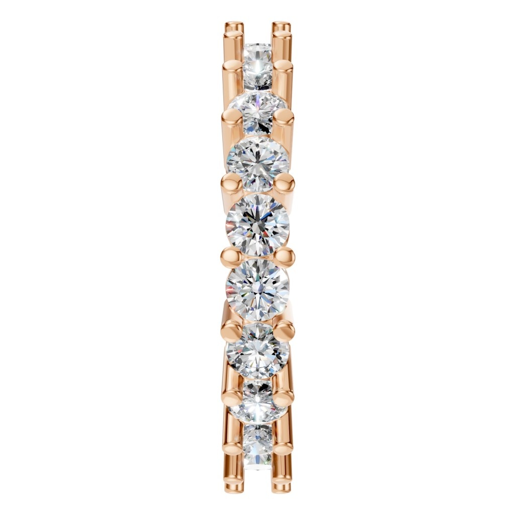 RI-8213 Rose Gold Ring SET - Side View