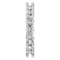 RI-8213 White Gold Ring SET - Side View