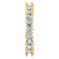 RI-8213 Yellow Gold Ring SET - Side View