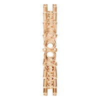 RI-8213 Rose Gold Ring UNSET - Side View