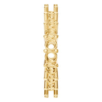 RI-8213 Yellow Gold Ring UNSET - Side View