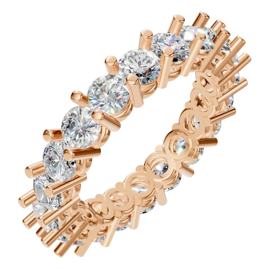 RI-8213 Rose Gold Ring SET - Main View
