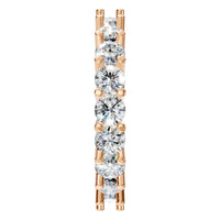 RI-8213 Rose Gold Ring SET - Side View