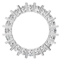 RI-8213 White Gold Ring SET - Top View