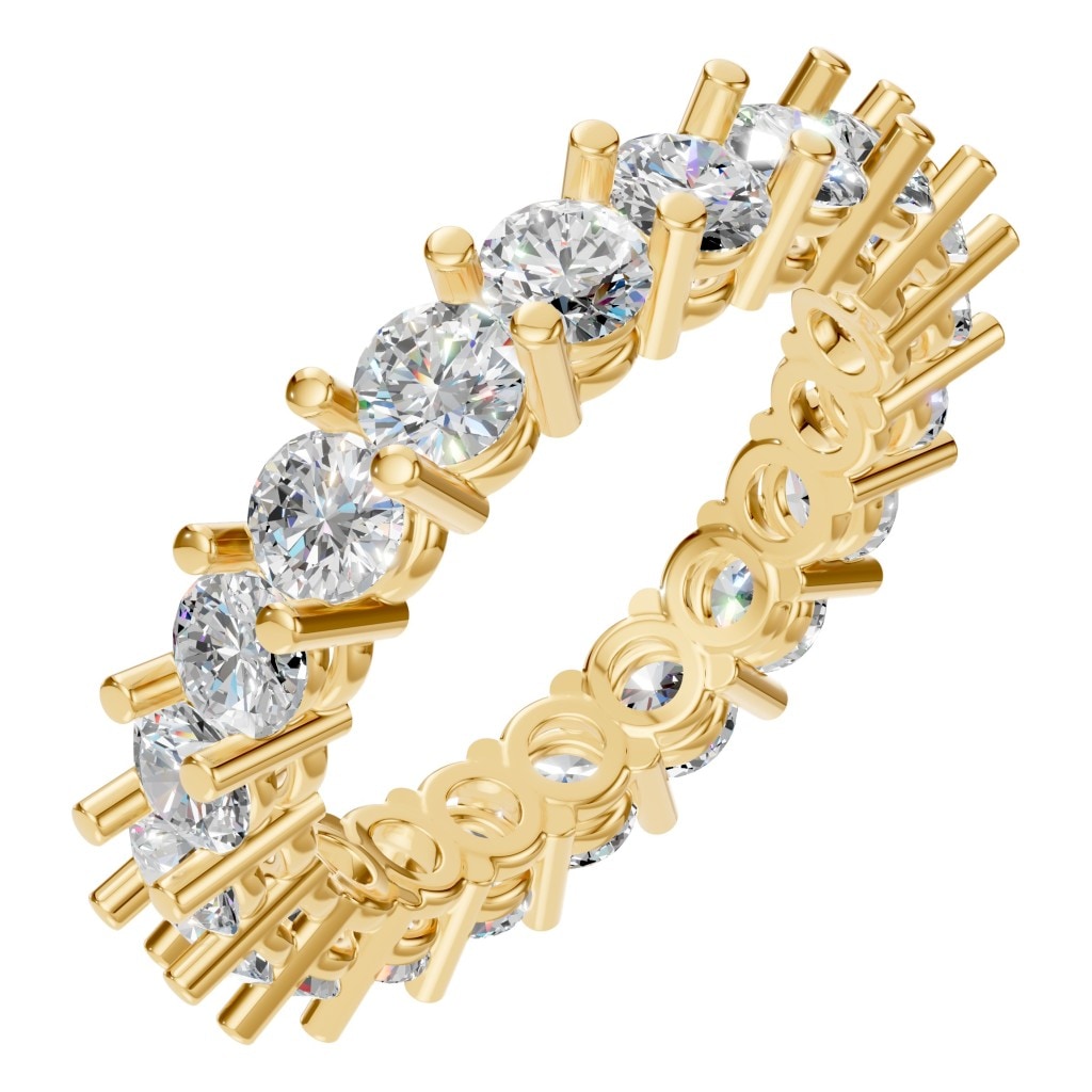 RI-8213 Yellow Gold Ring SET - Main View