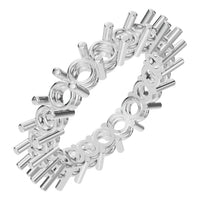 RI-8213 White Gold Ring UNSET - Main View