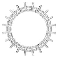 RI-8213 White Gold Ring UNSET - Top View