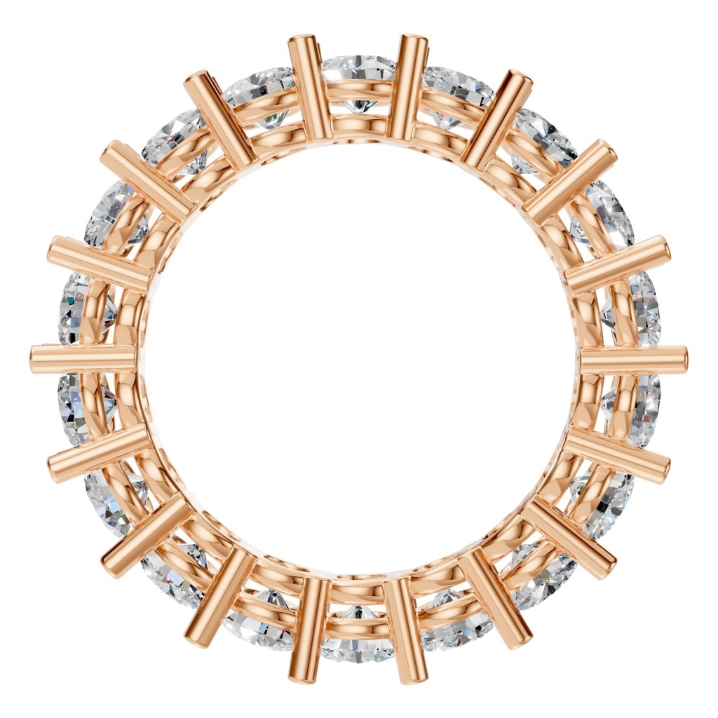 RI-8213 Rose Gold Ring SET - Top View