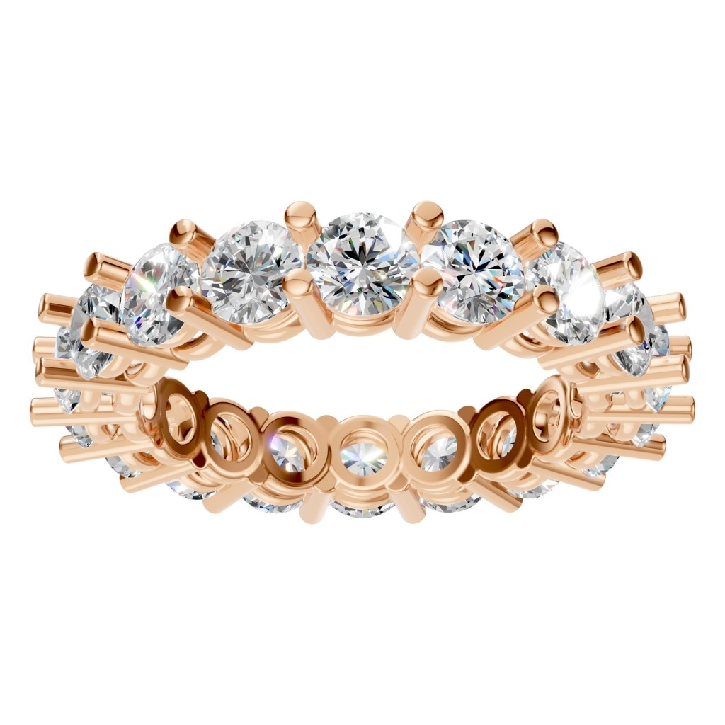 RI-8213 Rose Gold Ring SET - Front View