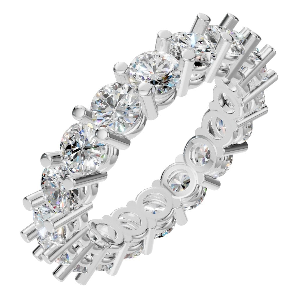 RI-8213 White Gold Ring SET - Main View