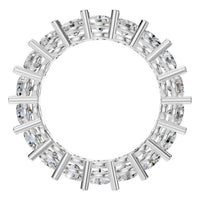RI-8213 White Gold Ring SET - Top View