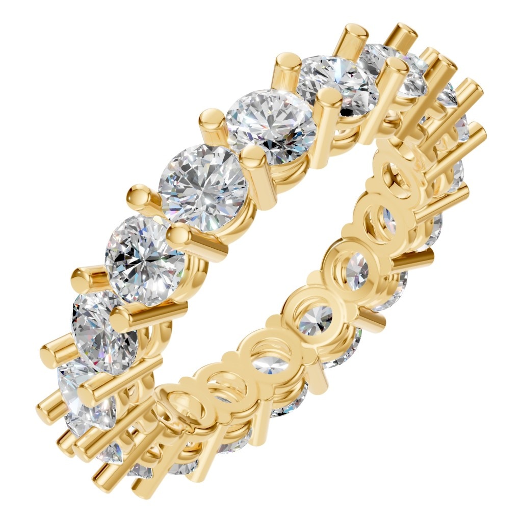 RI-8213 Yellow Gold Ring SET - Main View
