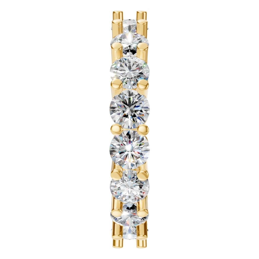 RI-8213 Yellow Gold Ring SET - Side View