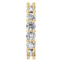 RI-8213 Yellow Gold Ring SET - Side View