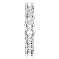 RI-8213 White Gold Ring UNSET - Side View