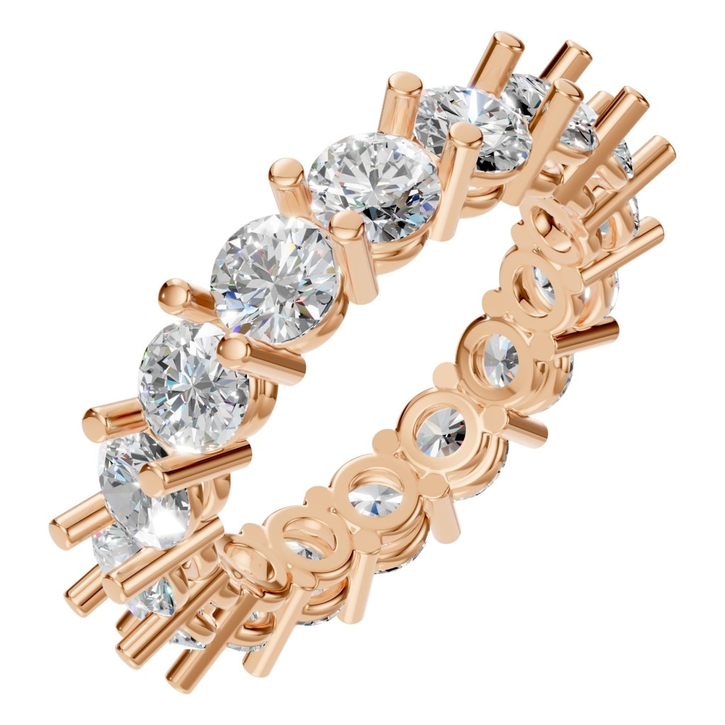 RI-8213 Rose Gold Ring SET - Main View