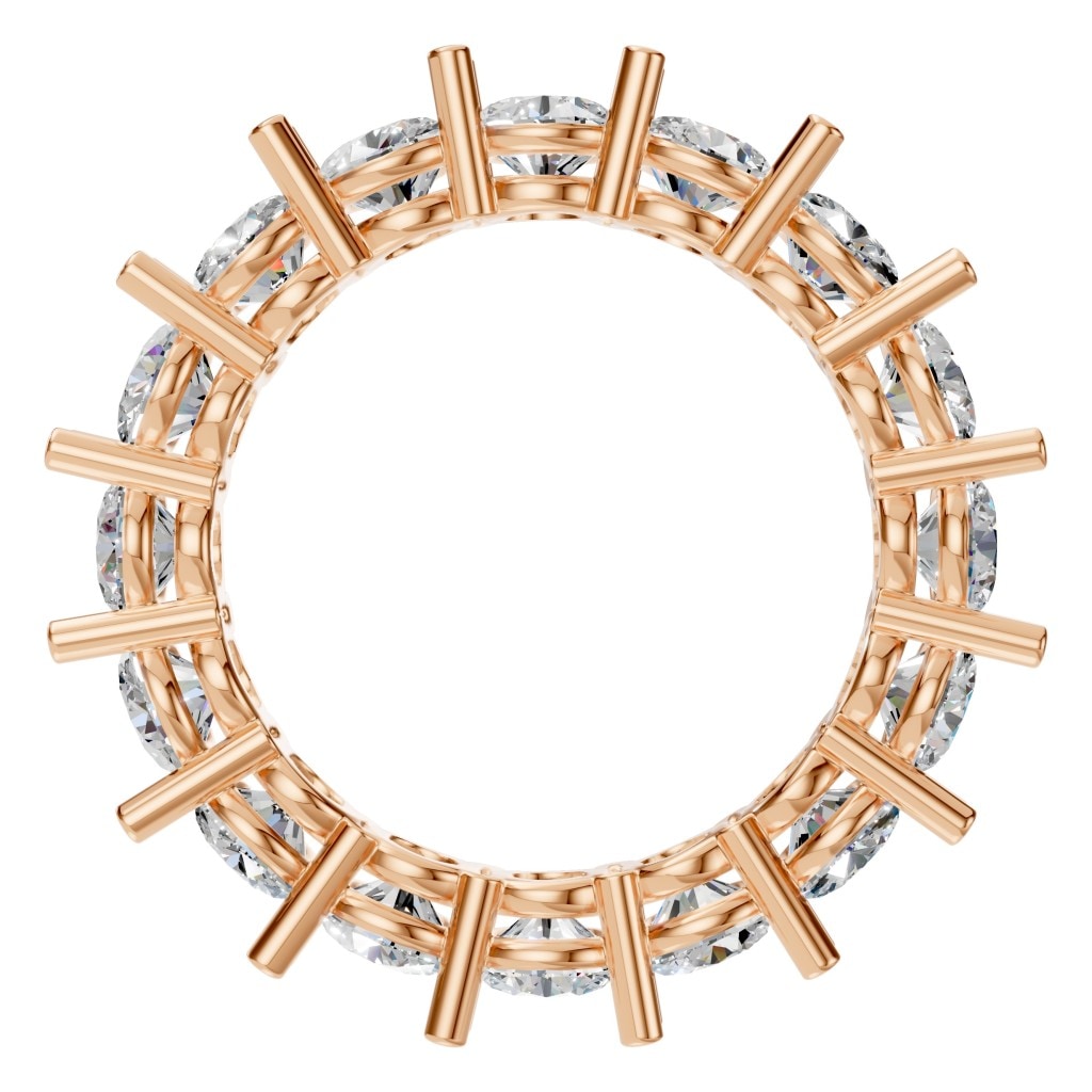 RI-8213 Rose Gold Ring SET - Top View