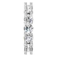 RI-8213 White Gold Ring SET - Side View
