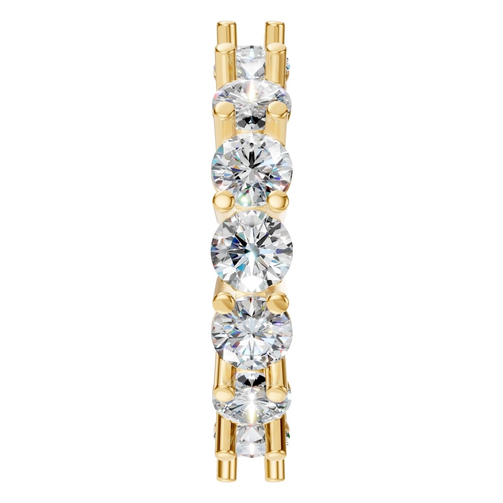 RI-8213 Yellow Gold Ring SET - Side View