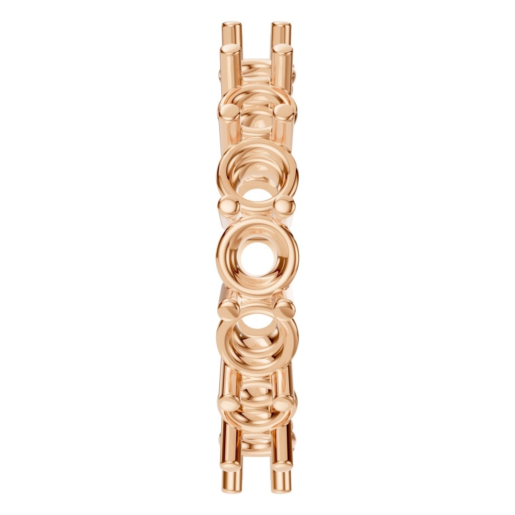 RI-8213 Rose Gold Ring UNSET - Side View